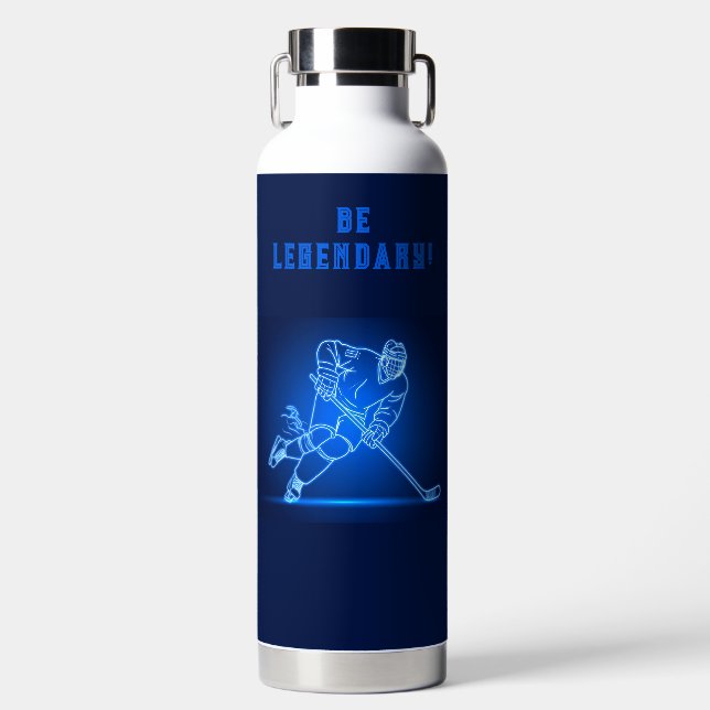 "Soyez légendaire" Bouteille d'eau du joueur de ho (Avant)