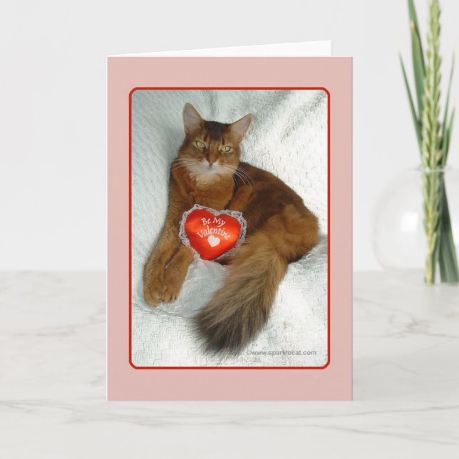 Soyez ma carte Valentine Kitty (Devant)
