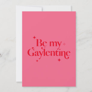 Soyez ma carte Valentines Gaylentine rose rouge ét