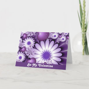 Soyez mon coeur d'amour Valentin - Carte des fleur