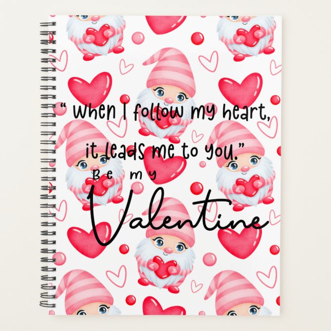 Soyez mon planificateur de calendrier Valentine (Devant)