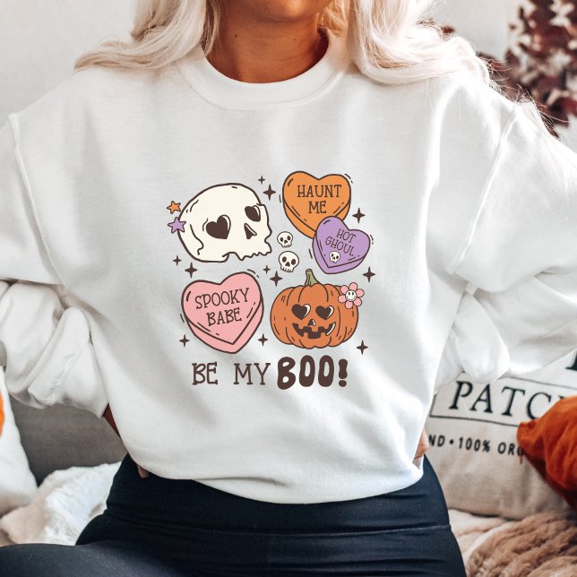 Soyez mon Sweatshirt d'Halloween Boo (Créateur téléchargé)