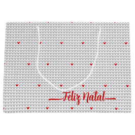 Soyez mon valentine Knit Heart Grand sac cadeau