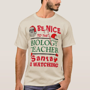 Soyez Nice au T-shirt de rouge de professeur de
