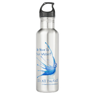 Soyez Nice dans votre bouteille d'eau, Steel/24oz