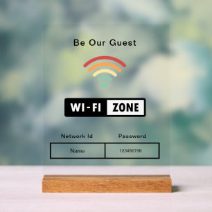 Soyez notre Mariage invité WIFI Information Mot de