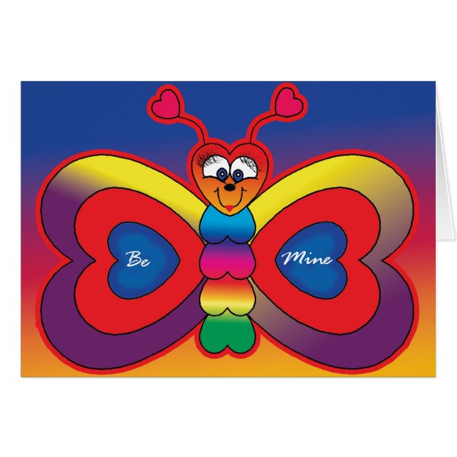 Soyez papillon de mine (Devant horizontal)