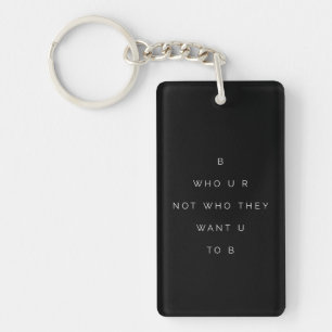 Soyez qui U R Ados Citation Inspirationnelle Noir 