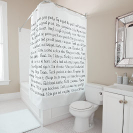 Soyez rideau en douche inspiré aimable