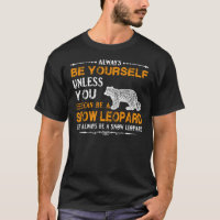 Soyez Toujours Un T-Shirt Classique Design Léopard