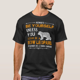 Soyez Toujours Un T-Shirt Classique Design Léopard