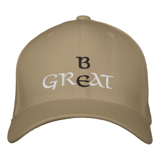 Soyez un grand Casquette brodé (Devant)