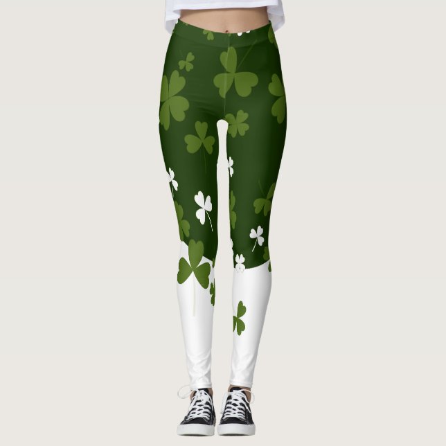 Soyez un Leprechaun pour un Jour Leggings (Devant)