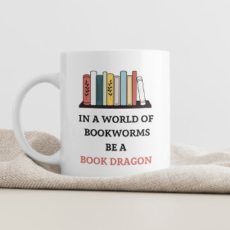 Soyez un livre Dragon Mug Amateur de livre Cadeau