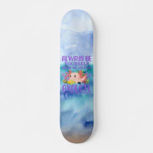 Soyez un skateboard axolotl