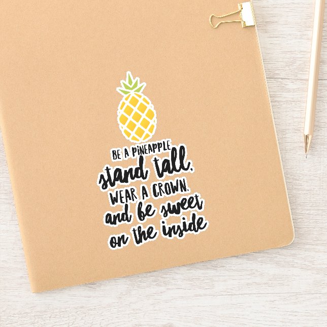 Soyez un Sticker à ananas (Carnet)