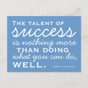 Soyez un succès - Carte postale Motivative