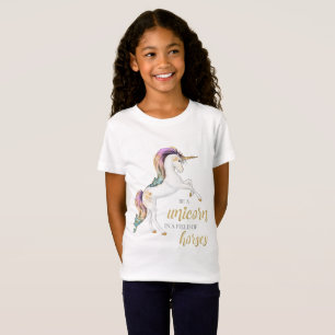 Soyez un T-shirt de licorne