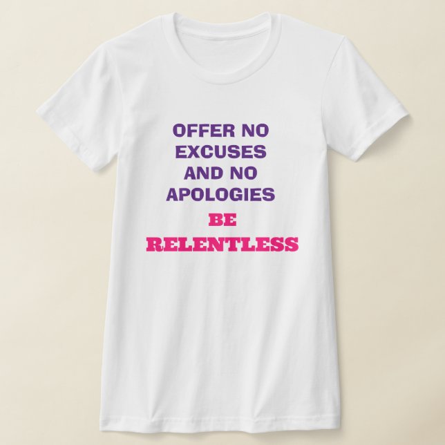 Soyez Un T-Shirt Sans Relâche (Poser)