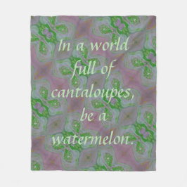 Soyez une couverture en polaire de pastèque