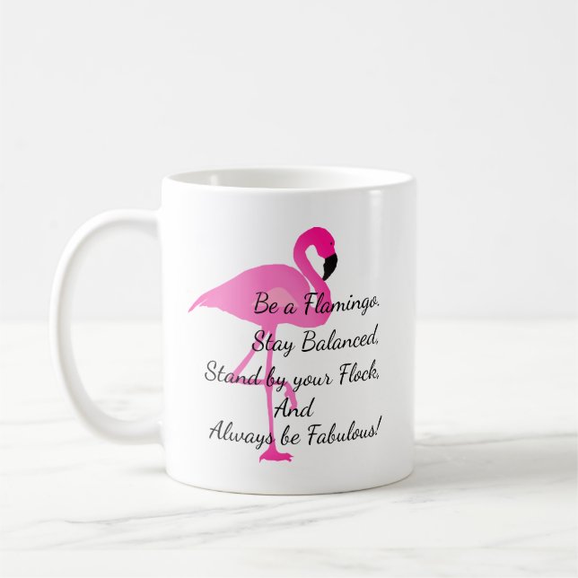 Soyez une tasse de Flamant rose (Gauche)