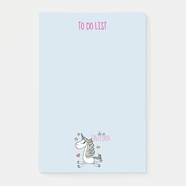 Soyez une Unicorn Post-it® Notes (Devant)