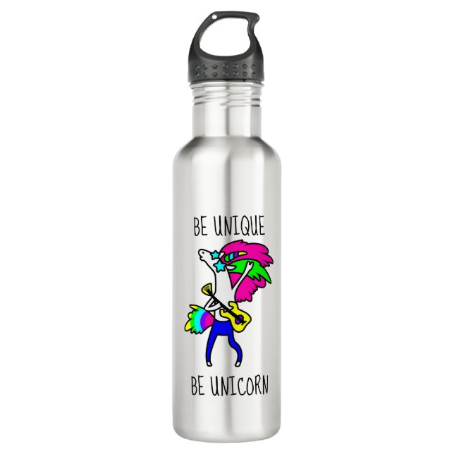 Soyez Unique Soyez Unicorn Bouteille d'eau (Devant)