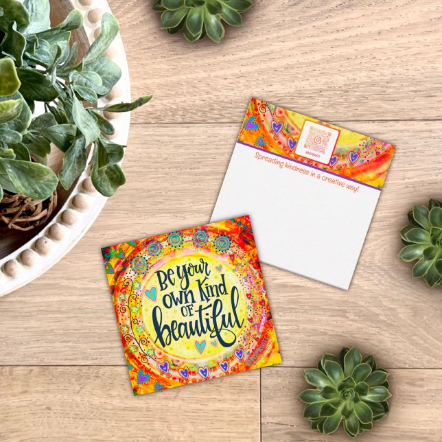 Soyez Vos Propres Belles Cartes De Bonté Inspiriti (Créateur téléchargé)