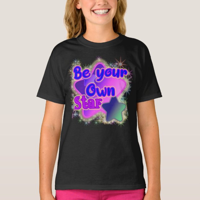 Soyez votre propre T-shirt de motivation Star (Devant)
