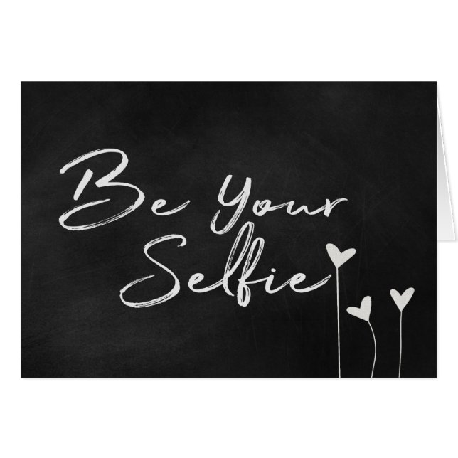 Soyez votre texte Selfie sur le tableau de bord (Devant horizontal)