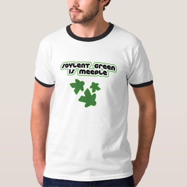 Soylent Grün ist Meeple T-Shirt (Vorderseite)