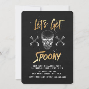 Soyons Éffrayants Invitation de la fête d'Hallow