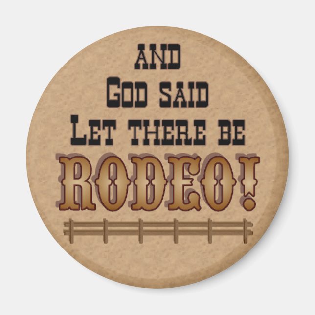 Soyons RODEO - magnets MAGNET (Devant)