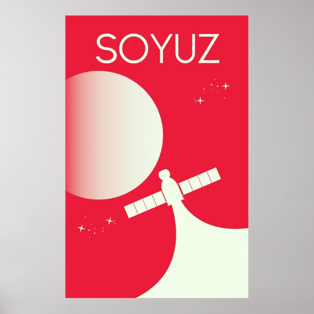 Soyuz Space Art Poster (Vorne)