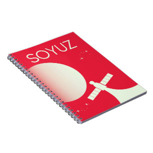 Soyuz Space Art Poster Notizblock