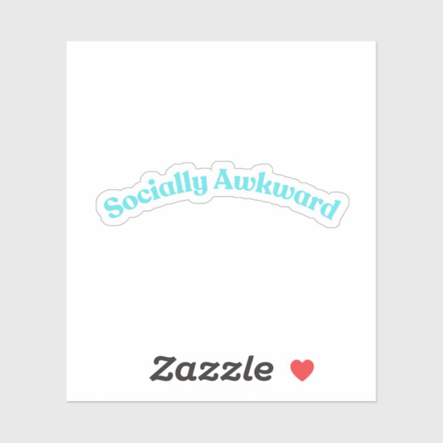 Sozial Awkward Aufkleber (Blatt)