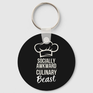 Sozial Awkward Kulinarisches Biest Funny Cook Koch Schlüsselanhänger