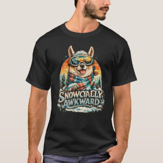 Sozial peinlicher Hund-Aufkleber Lustiger Introver T-Shirt