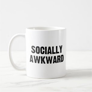 Sozial ungeschickt kaffeetasse
