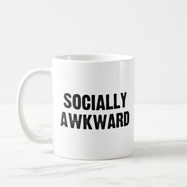 Sozial ungeschickt kaffeetasse (Links)