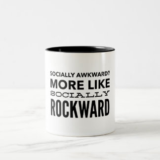 Sozial ungeschickt? zweifarbige tasse