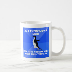 Sozial ungeschickte Penguin-Tasse Kaffeetasse
