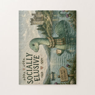 Sozial zurückhaltende Nessie gemütliches Kryptid L