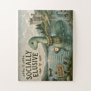 Sozial zurückhaltende Nessie gemütliches Kryptid L