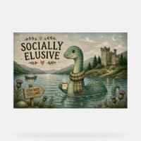 Sozial zurückhaltende Nessie gemütliches Kryptid L