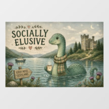Sozial zurückhaltende Nessie gemütliches Kryptid L