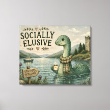 Sozial zurückhaltende Nessie gemütliches Kryptid L