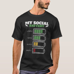 Sozialakkus ist ein lustiges Geschenk für Introver T-Shirt