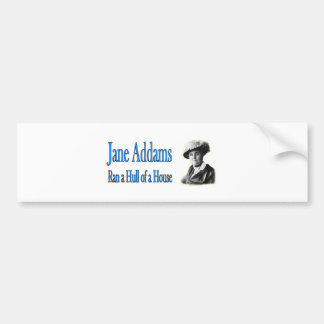 Sozialarbeit: Jane Addams ließ einen Rumpf eines Autoaufkleber