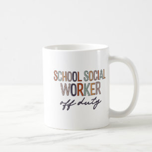 Sozialarbeiter am letzten Schultag arbeitslos Kaffeetasse